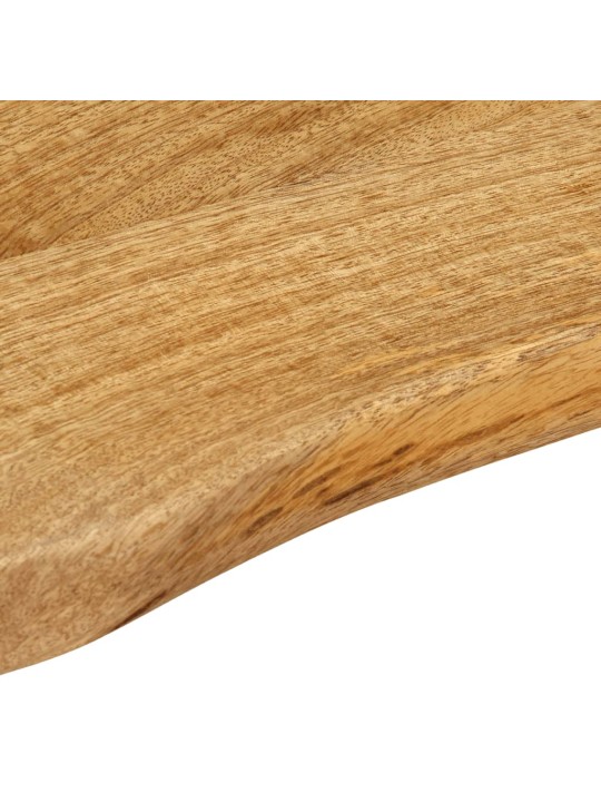 Pöytälevy 100x40x2,5 cm elävä reuna täysi mangopuu