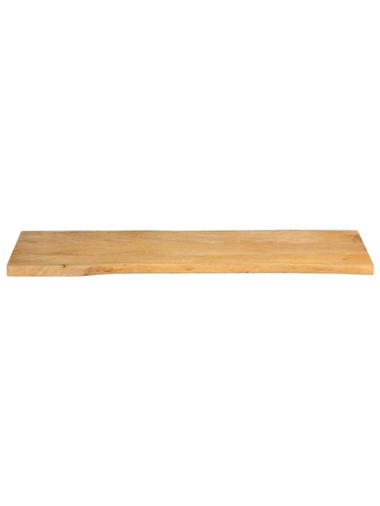 Pöytälevy 110x40x2,5 cm elävä reuna täysi mangopuu