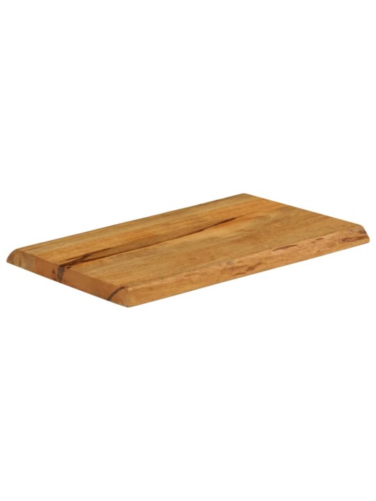 Pöytälevy 50x40x2,5 cm elävä reuna täysi mangopuu