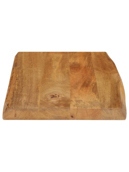 Pöytälevy 70x40x2,5 cm elävä reuna täysi mangopuu