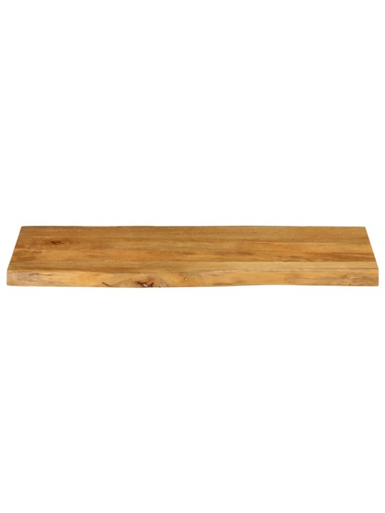Pöytälevy 80x40x2,5 cm elävä reuna täysi mangopuu