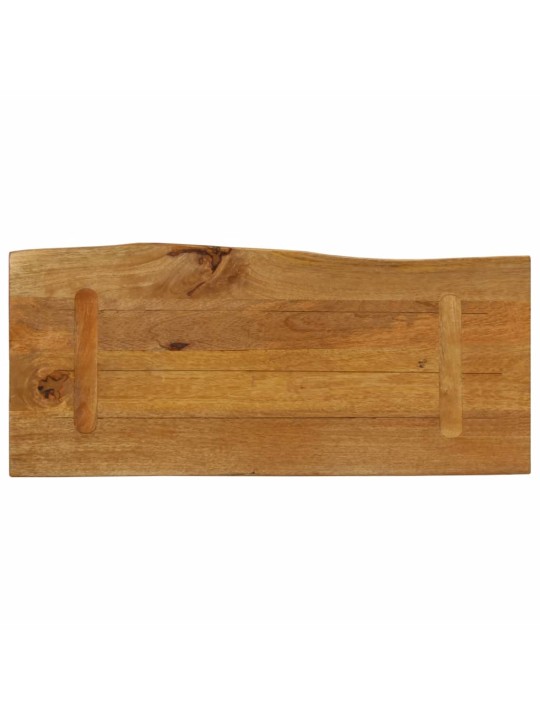 Pöytälevy 80x40x2,5 cm elävä reuna täysi mangopuu