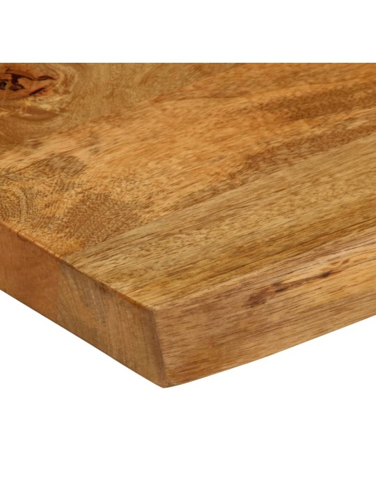 Pöytälevy 160x40x2,5 cm elävä reuna täysi mangopuu
