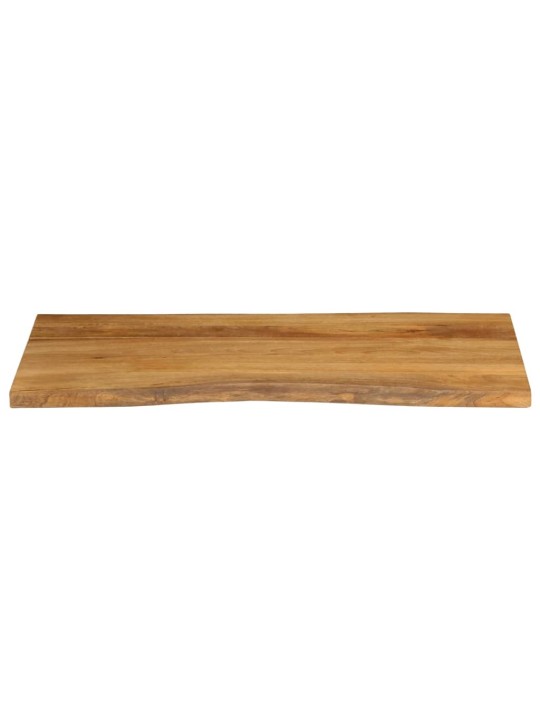 Pöytälevy 120x60x2,5 cm elävä reuna täysi mangopuu