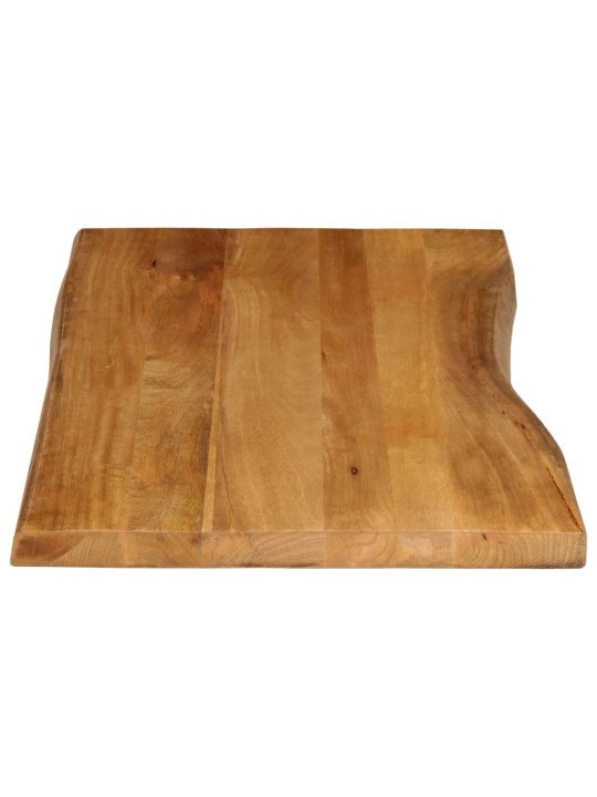 Pöytälevy 120x60x2,5 cm elävä reuna täysi mangopuu