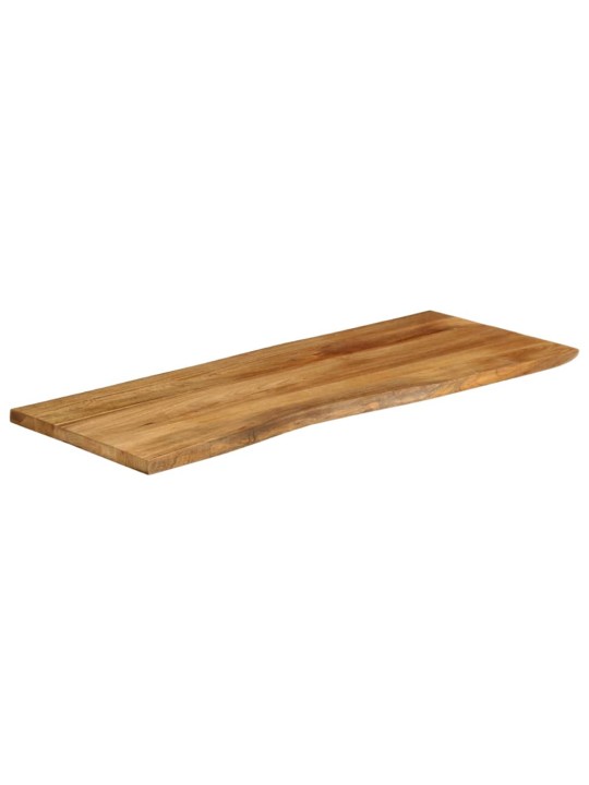 Pöytälevy 140x60x2,5 cm elävä reuna täysi mangopuu