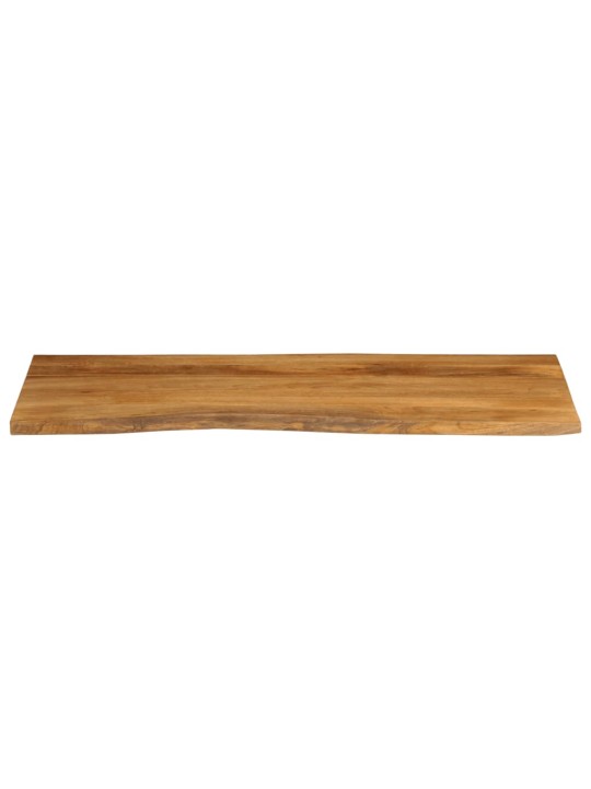 Pöytälevy 140x60x2,5 cm elävä reuna täysi mangopuu
