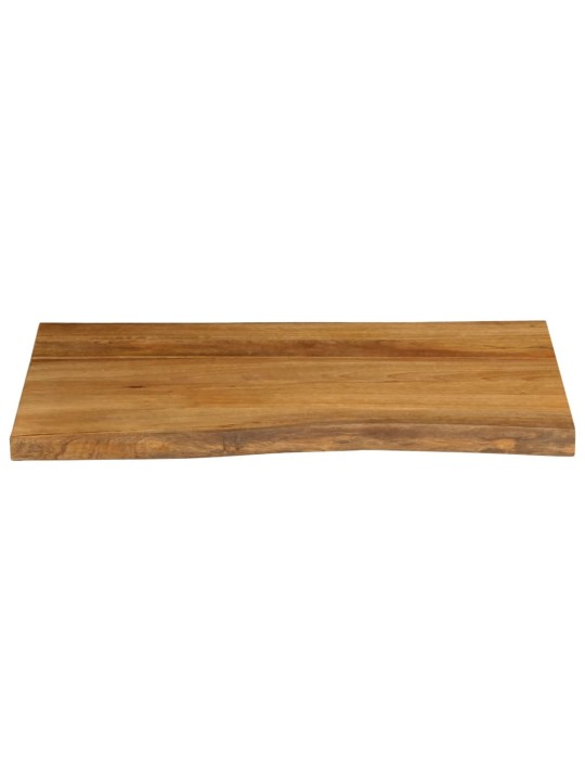 Pöytälevy 80x60x3,8 cm elävä reuna täysi mangopuu