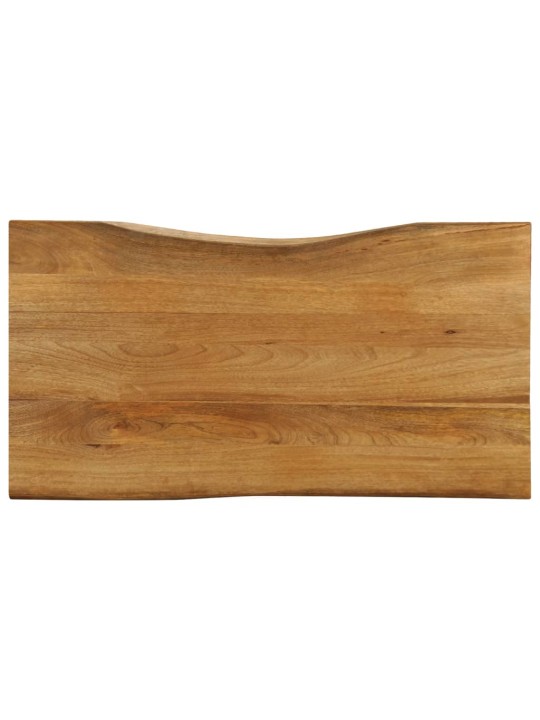 Pöytälevy 100x60x3,8 cm elävä reuna täysi mangopuu
