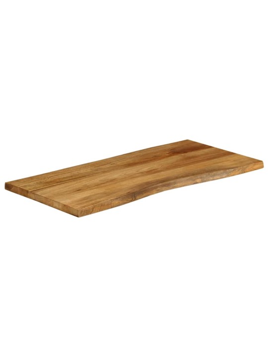 Pöytälevy 100x60x3,8 cm elävä reuna täysi mangopuu