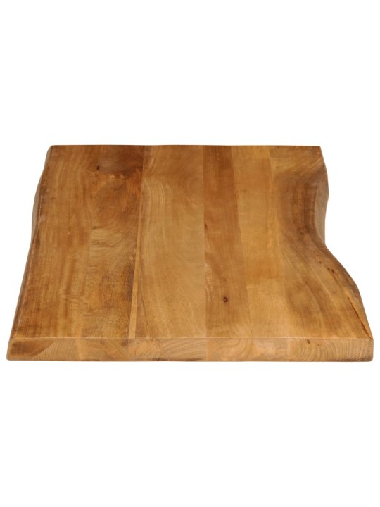 Pöytälevy 100x60x3,8 cm elävä reuna täysi mangopuu