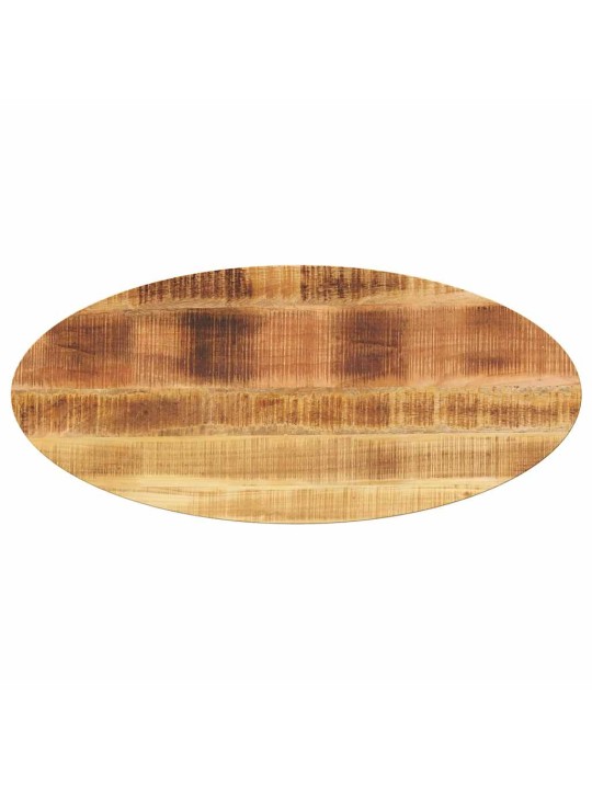 Pöytälevy 110x40x3,8 cm ovaali täysi mangopuu