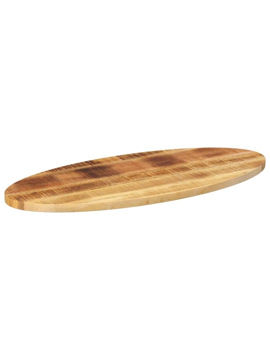 Pöytälevy 110x40x3,8 cm ovaali täysi mangopuu