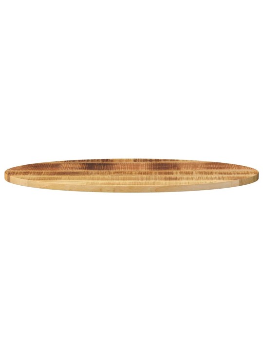 Pöytälevy 110x40x3,8 cm ovaali täysi mangopuu