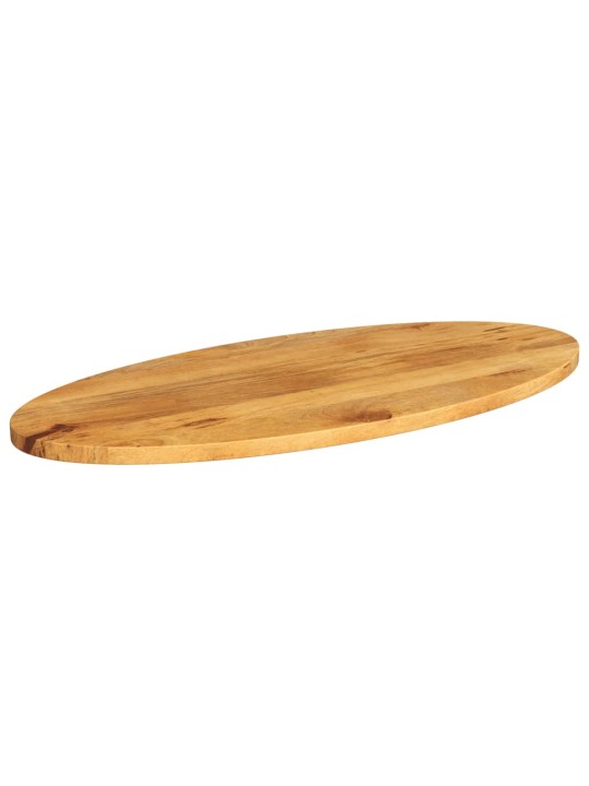 Pöytälevy 120x50x3,8 cm ovaali täysi mangopuu