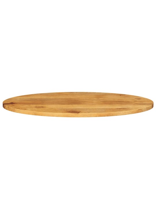Pöytälevy 120x50x3,8 cm ovaali täysi mangopuu