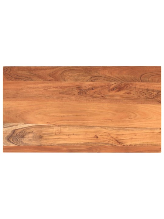 Pöytälevy 100x50x2,5 cm suorakulmainen massiivipuu akaasia