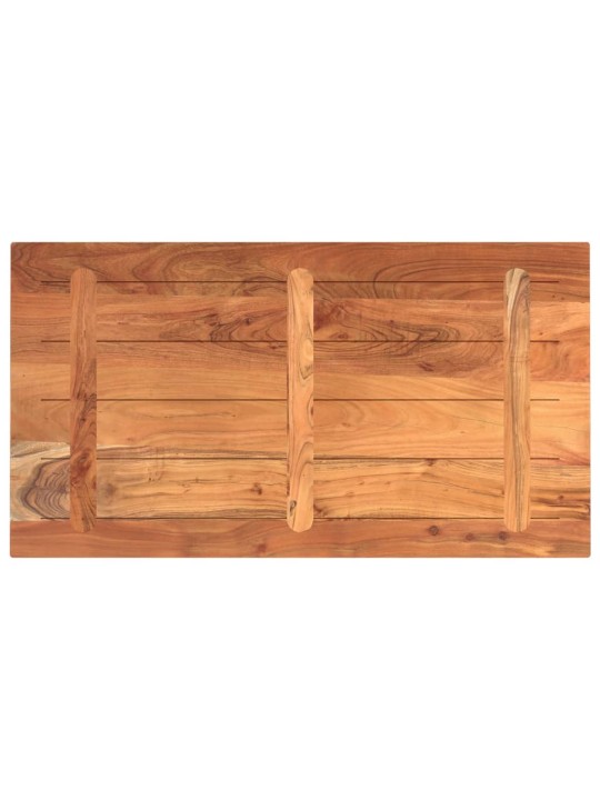Pöytälevy 100x50x2,5 cm suorakulmainen massiivipuu akaasia