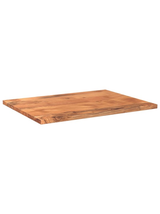 Pöytälevy 70x60x2,5 cm suorakaide täysi akasiapuu