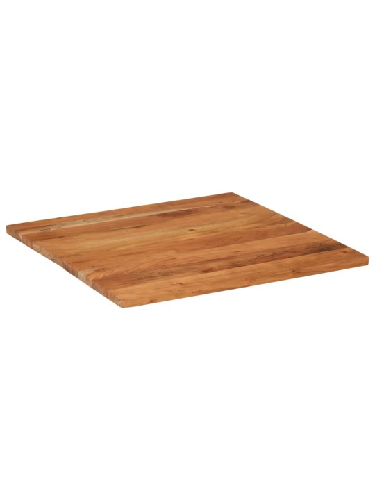 Pöytälevy 70x70x2,5 cm neliö täysi akasiapuu