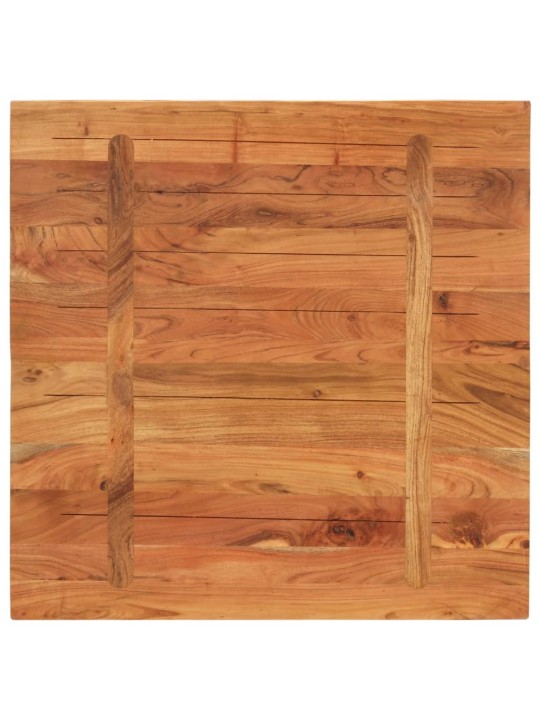 Pöytälevy 70x70x2,5 cm neliö täysi akasiapuu