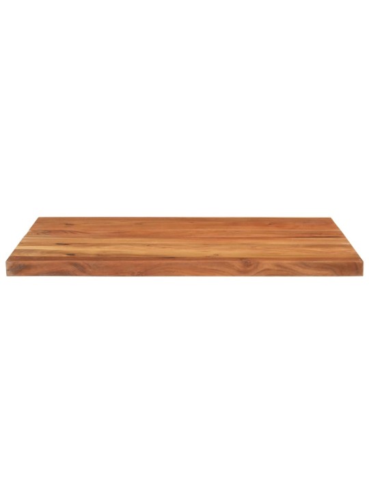 Pöytälevy 100x80x2,5 cm suorakaide täysi akasiapuu