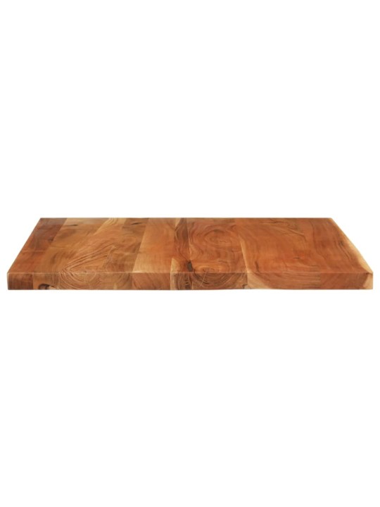 Pöytälevy 100x80x2,5 cm suorakaide täysi akasiapuu