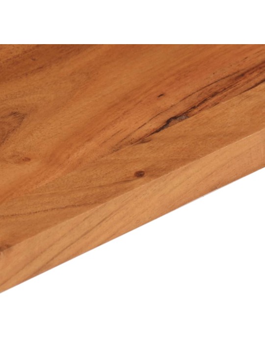 Pöytälevy 100x80x2,5 cm suorakaide täysi akasiapuu