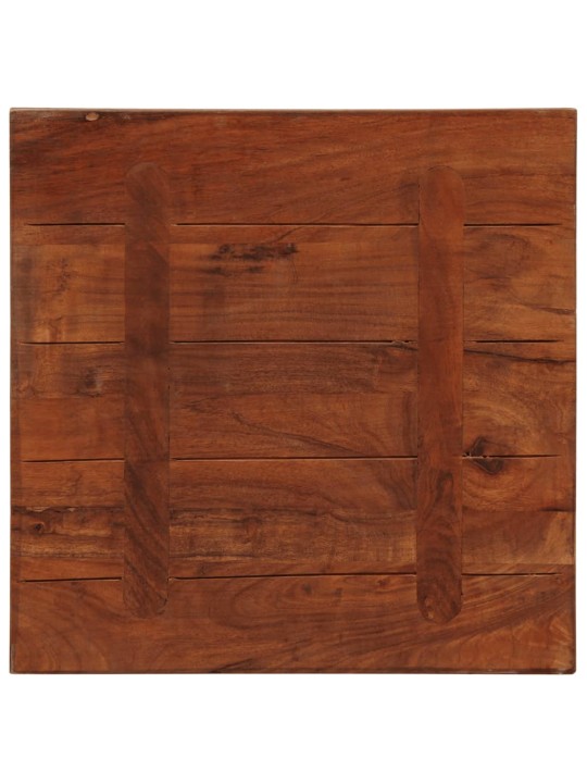 Pöytälevy 60x60x1,5 cm neliönmuotoinen massiivipuu kierrätetty