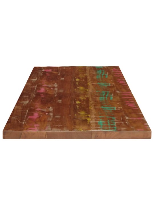 Vidaxl pöytälevy 120x70x2,5 cm suorakaide kierrätetty täyspuu