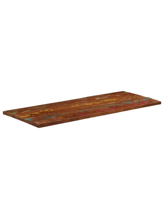 Vidaxl pöytälevy 160x50x3,8 cm suorakaide kierrätetty täyspuu