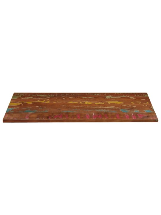 Vidaxl pöytälevy 160x50x3,8 cm suorakaide kierrätetty täyspuu