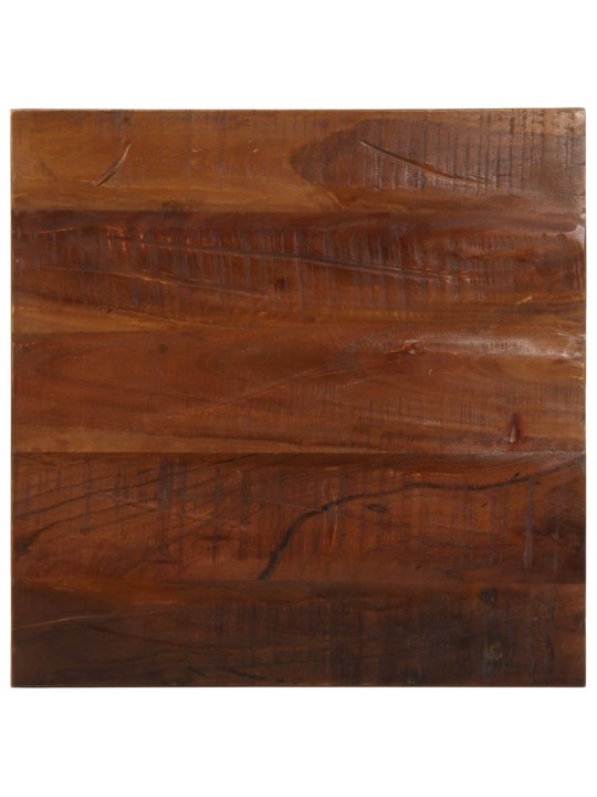Pöytälevy 50x50x2,5 cm neliö kierrätetty täyspuu