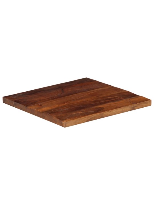 Pöytälevy 50x50x2,5 cm neliö kierrätetty täyspuu