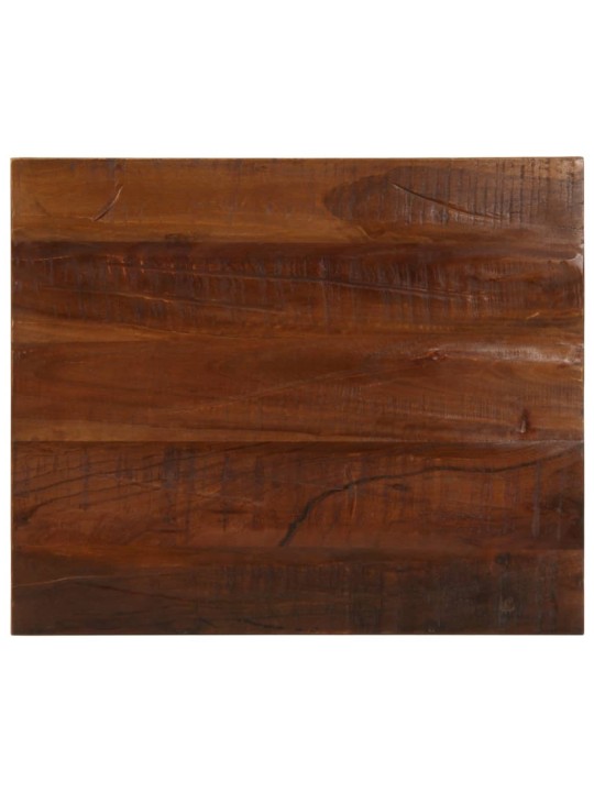 Vidaxl pöytälevy 60x50x2,5 cm suorakaide kierrätetty täyspuu