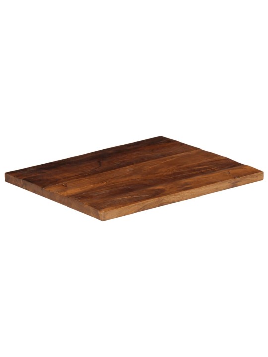 Vidaxl pöytälevy 60x50x2,5 cm suorakaide kierrätetty täyspuu