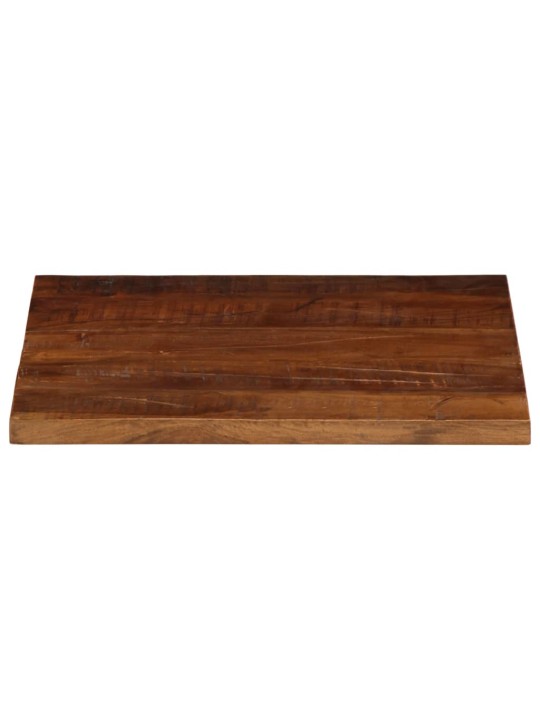 Vidaxl pöytälevy 60x50x2,5 cm suorakaide kierrätetty täyspuu