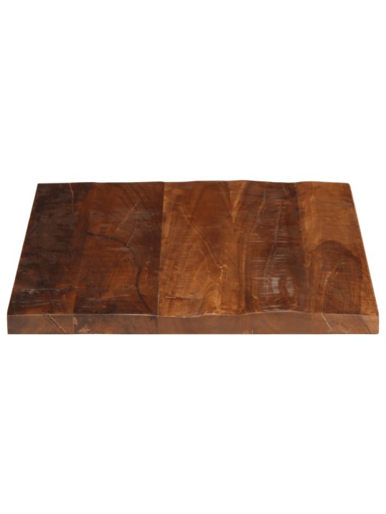 Vidaxl pöytälevy 60x50x2,5 cm suorakaide kierrätetty täyspuu