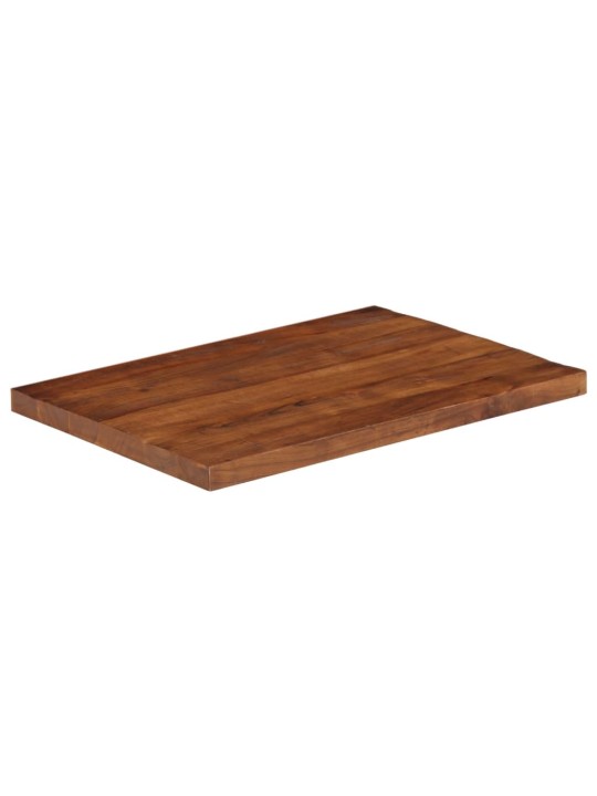 Pöytälevy 70x50x2,5 cm suorakaide kierrätetty täyspuu