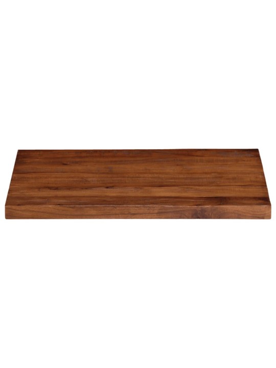 Pöytälevy 70x50x2,5 cm suorakaide kierrätetty täyspuu