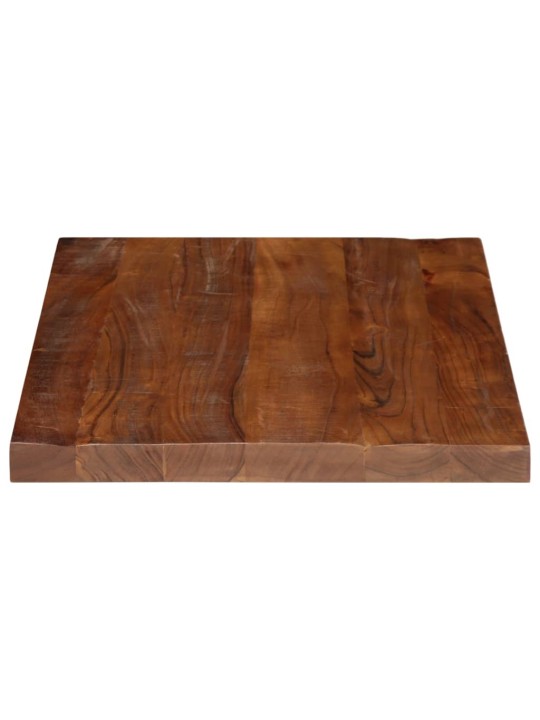 Pöytälevy 70x50x2,5 cm suorakaide kierrätetty täyspuu