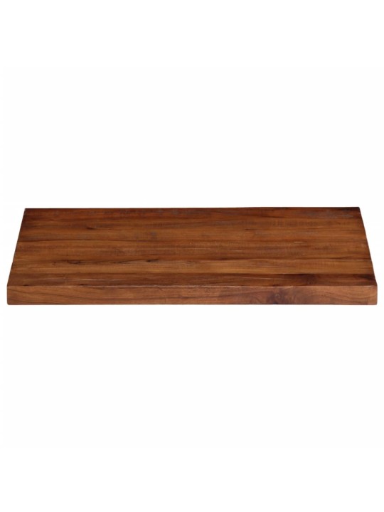 Vidaxl pöytälevy 80x50x2,5 cm suorakaide kierrätetty täyspuu