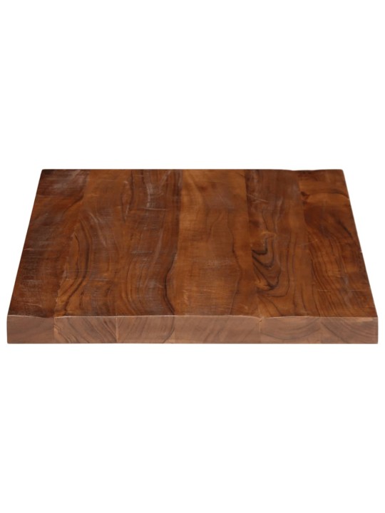 Vidaxl pöytälevy 80x50x2,5 cm suorakaide kierrätetty täyspuu