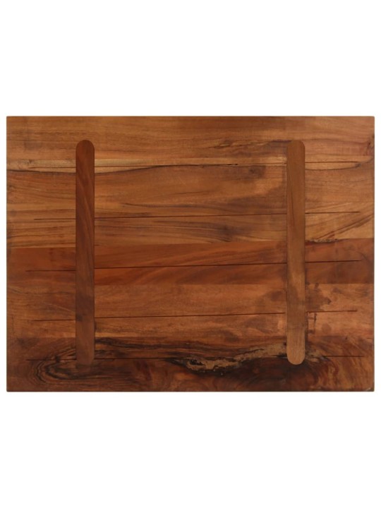Vidaxl pöytälevy 80x50x2,5 cm suorakaide kierrätetty täyspuu