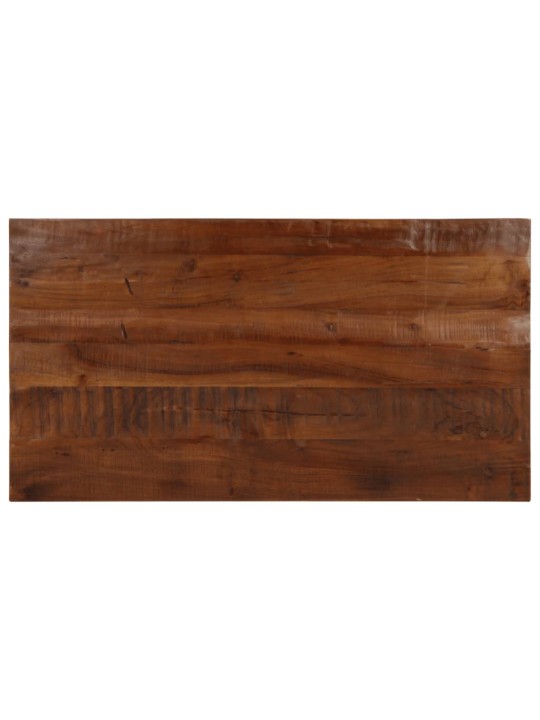 Vidaxl pöytälevy 100x20x2,5 cm suorakaide kierrätetty täyspuu