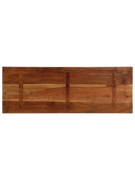 Vidaxl pöytälevy 140x50x2,5 cm suorakaide kierrätetty täyspuu