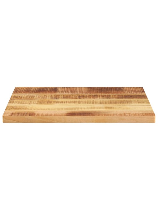 Pöytälevy 60x50x2,5 cm suorakaide karkea täysi mangopuu