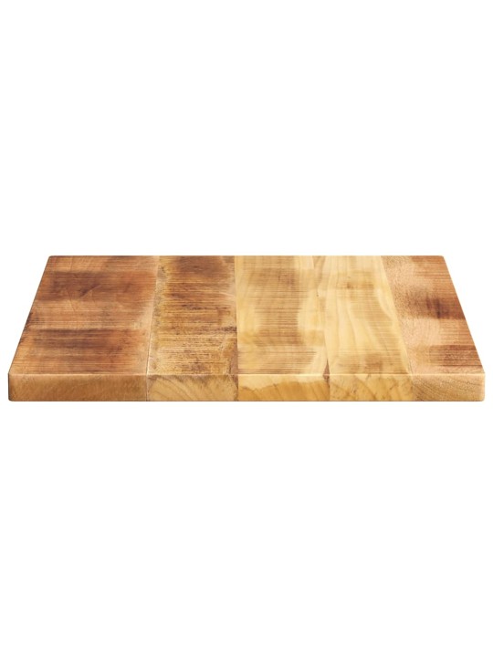Pöytälevy 60x50x2,5 cm suorakaide karkea täysi mangopuu