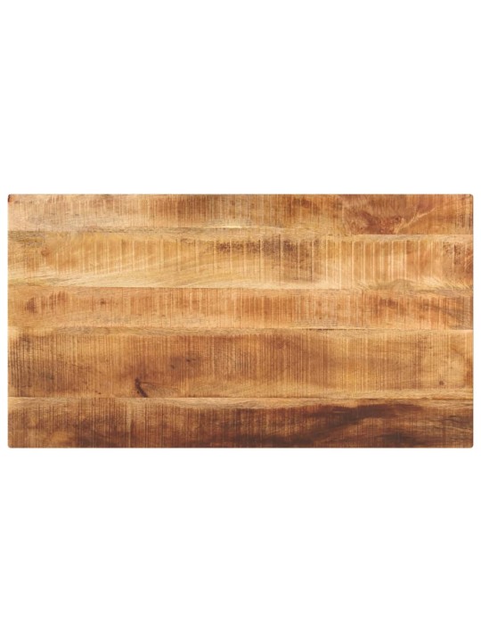 Pöytälevy 120x50x2,5 cm suorakaide karkea täysi mangopuu
