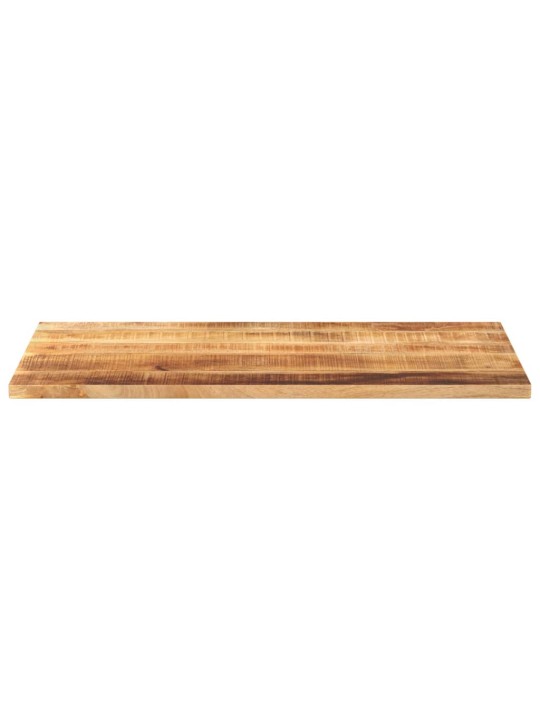 Pöytälevy 120x50x2,5 cm suorakaide karkea täysi mangopuu